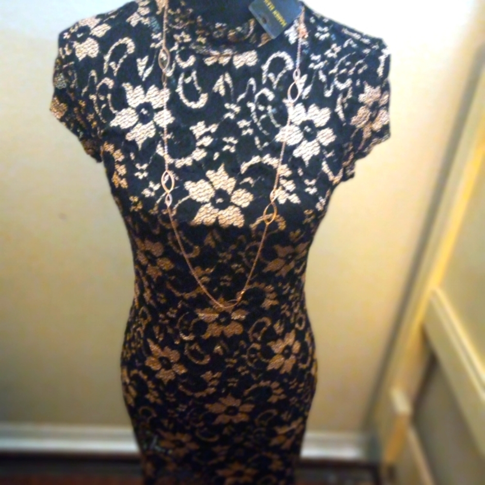 Mini Lace Black Dress